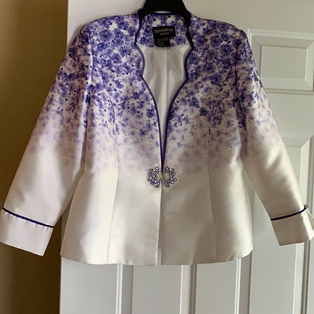 Terramina Collectiondesigner Jacket Size 18